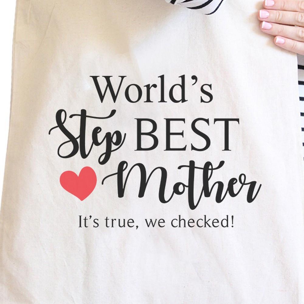 World's Best Stepmother Unique Design Canvas Bag Gifts For Stepmoms