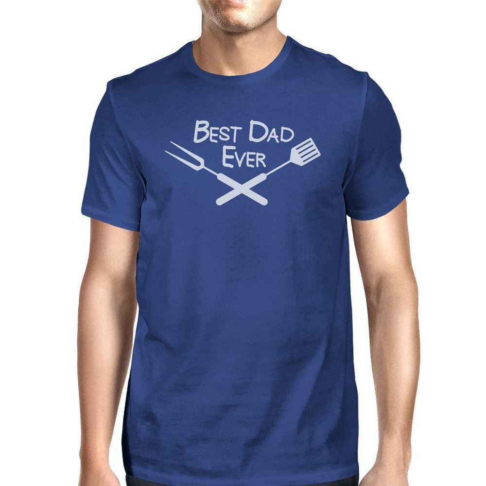 Best Bbq Dad Mens Blue Graphic Tee For Barbeque Lovers Dads Gifts