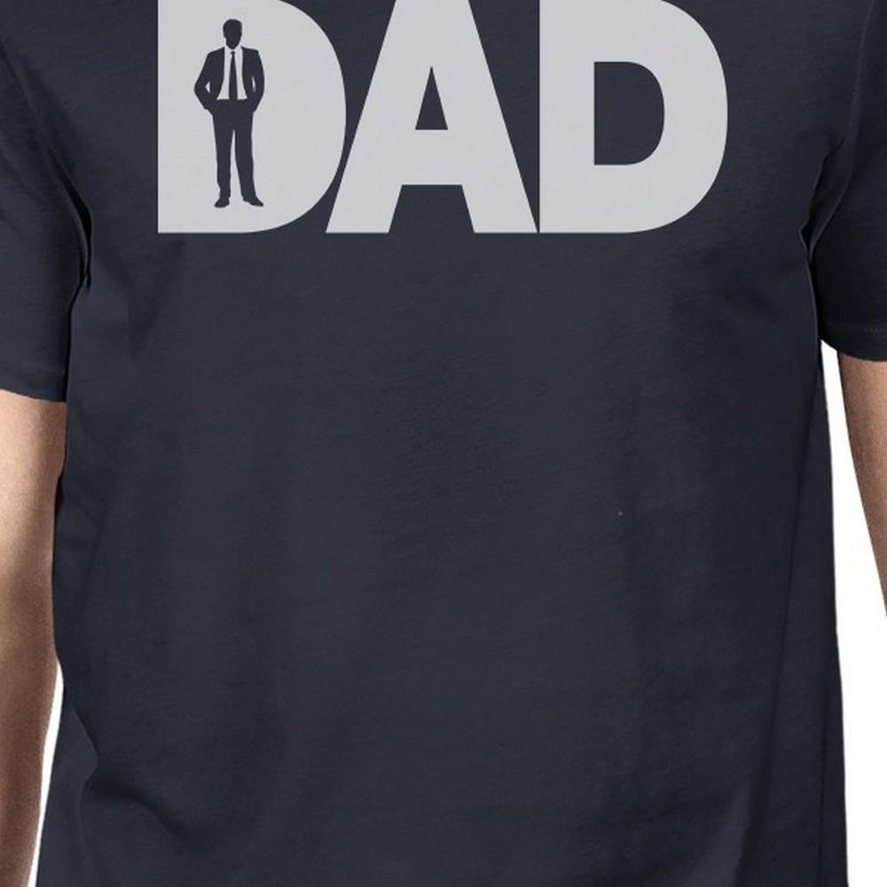 Dad Business Mens Navy Round Neck T-Shirt Funny Design Unique Gifts