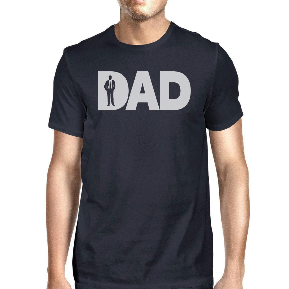 Dad Business Mens Navy Round Neck T-Shirt Funny Design Unique Gifts