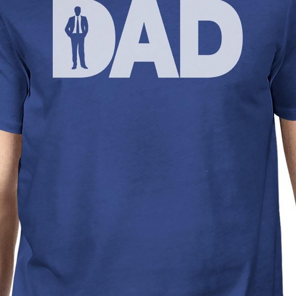 Dad Business Mens Blue Tee Shirt Perfect Gift Ideas For Fathers Day