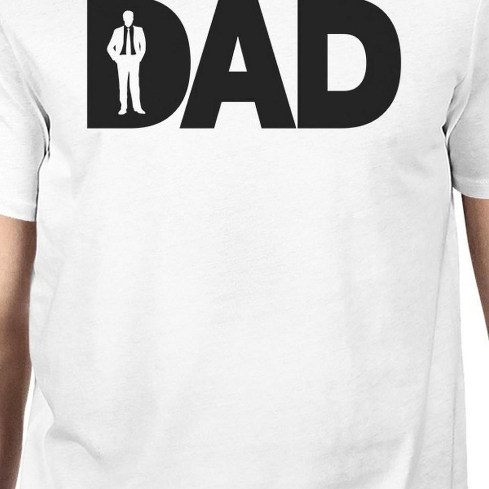 Dad Business Mens White Funny Design Busy Dad Short Sleeve T Shirt