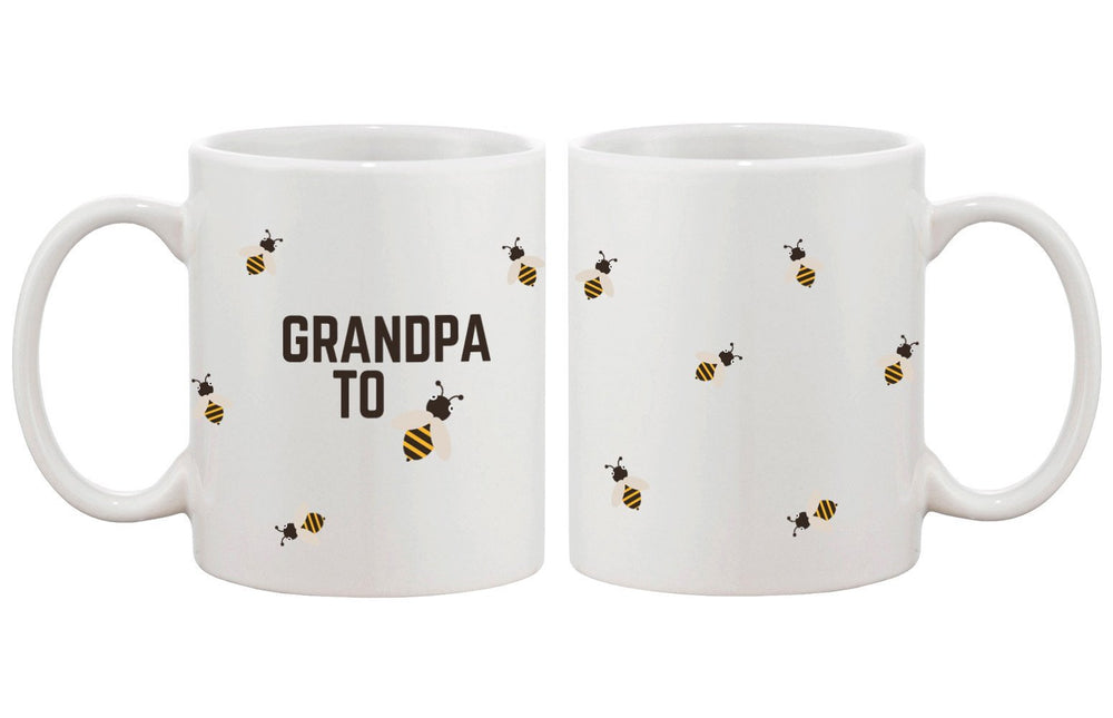 Grandpa To Bee Funny Mug Cup- Cute Design Printed Best Gift For Grandfather