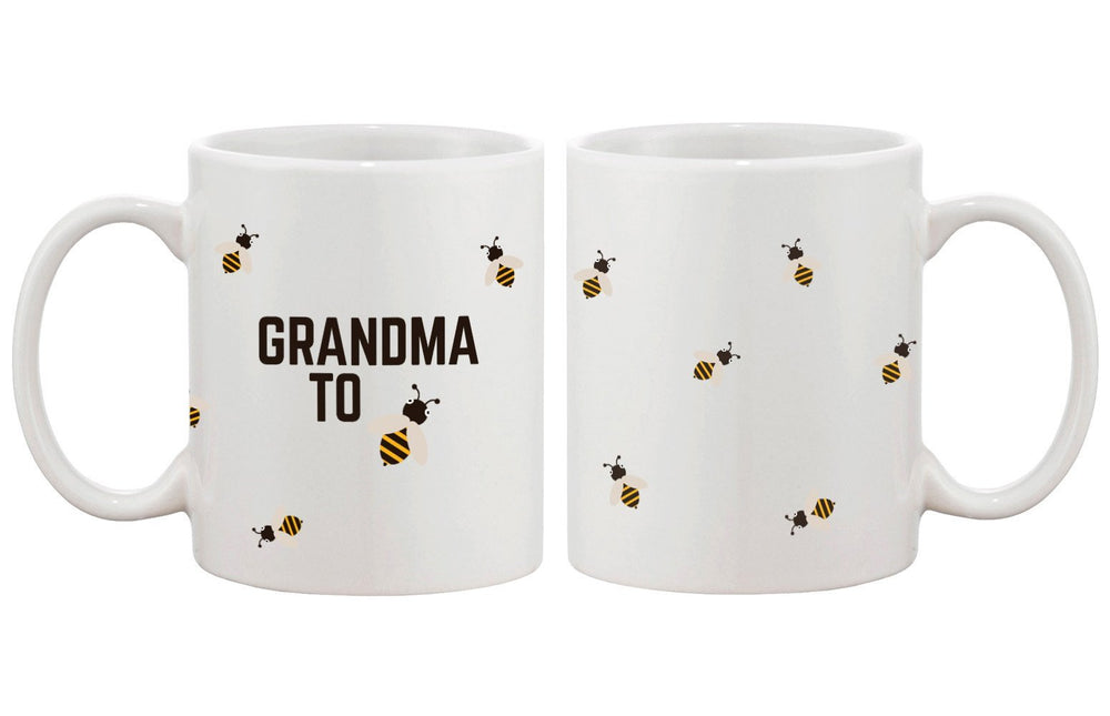 Grandma To Bee Funny Coffee Mug- Design Printed Best Gift For Grandmother