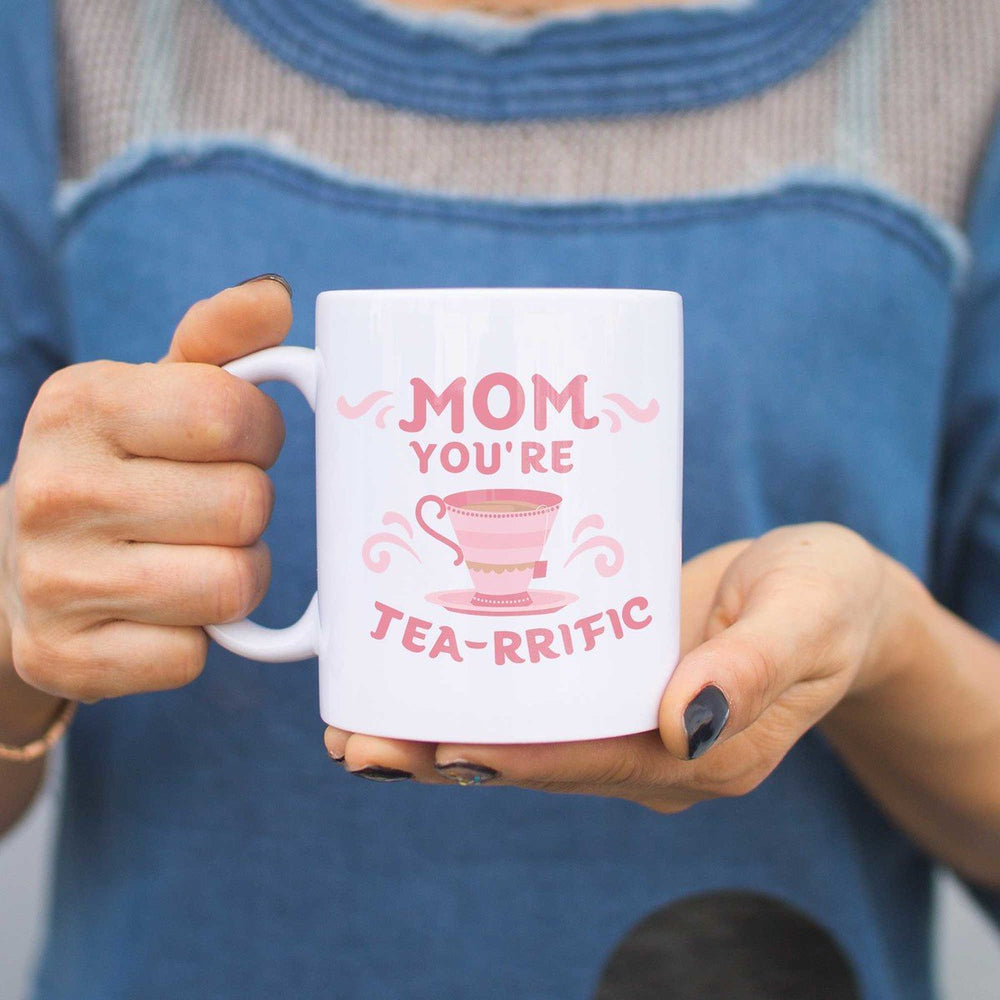 Mom You Are Tea-rrific Funny Ceramic Mugs Cup Cute Mother's Day Gift Idea