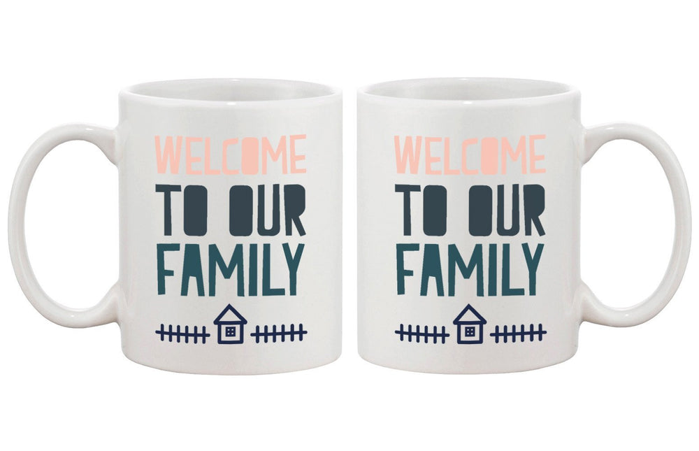 Welcome to Our Family Coffee Mug for Daughter in Law or Son in Law Cute