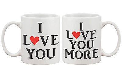 I Love You Couple Matching Coffee Mug -His and Hers Matching Coffee Mug Cup